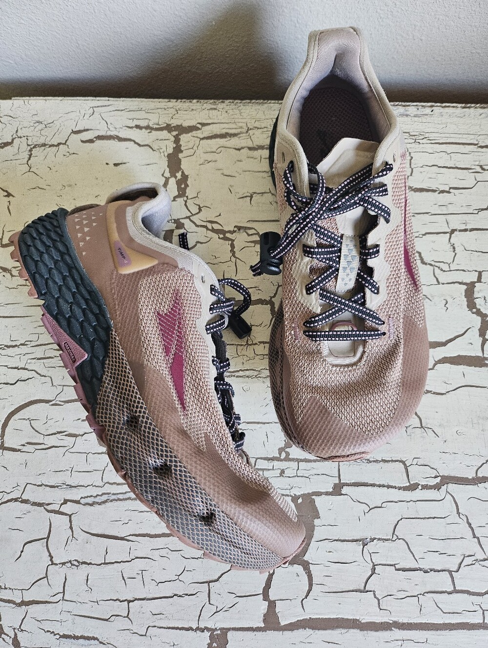Altra Size 8 Timp 4 Women's Trail Running Shoes in a Tan Colorway